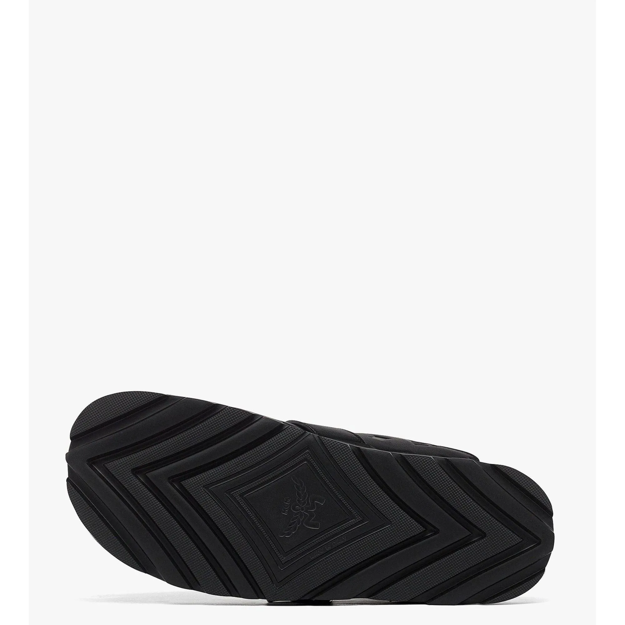 Flat Mule In Monogram Leather