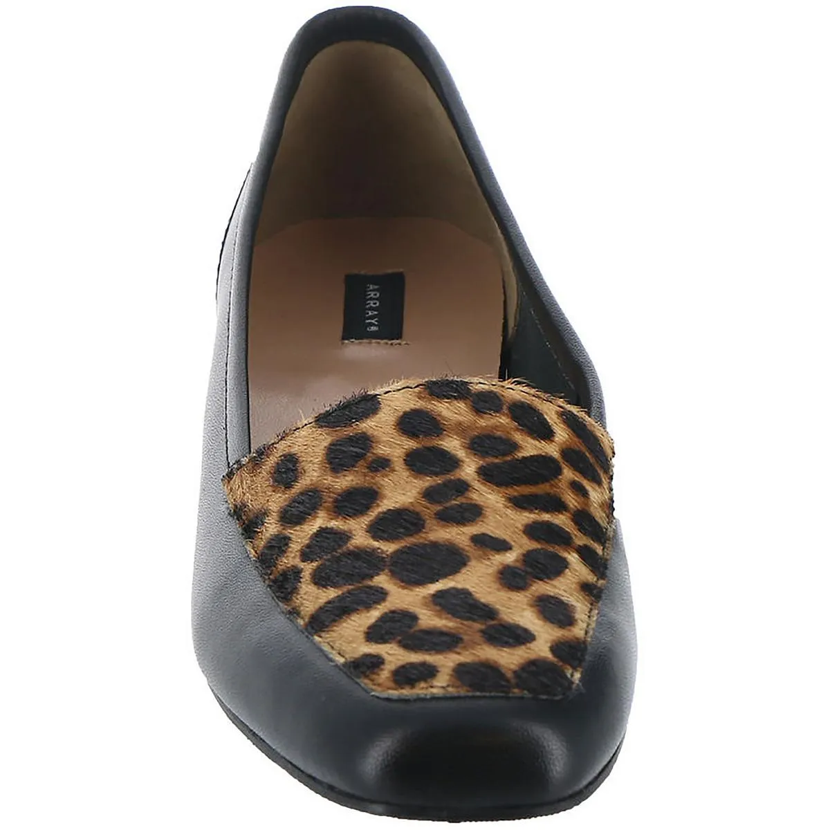 Freedom Womens Leather Leopard Print Loafers