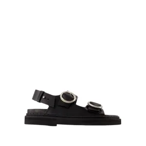 Fussbet Sandals - Leather - Black