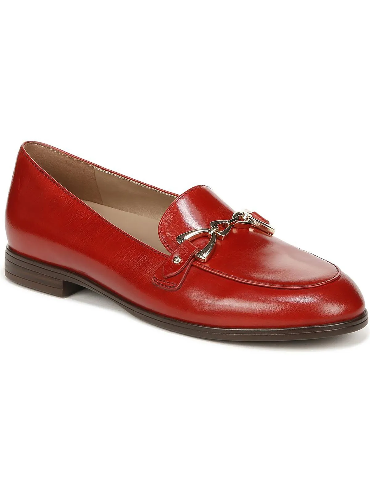 Gala Womens Leather Sip On Loafers