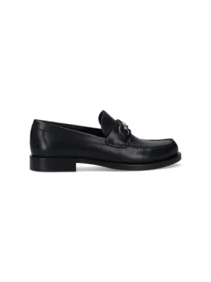 Gancini" Loafers  Black