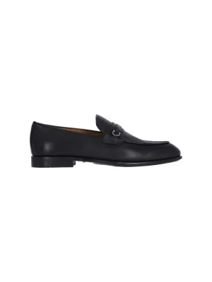Gancini" Loafers  Black