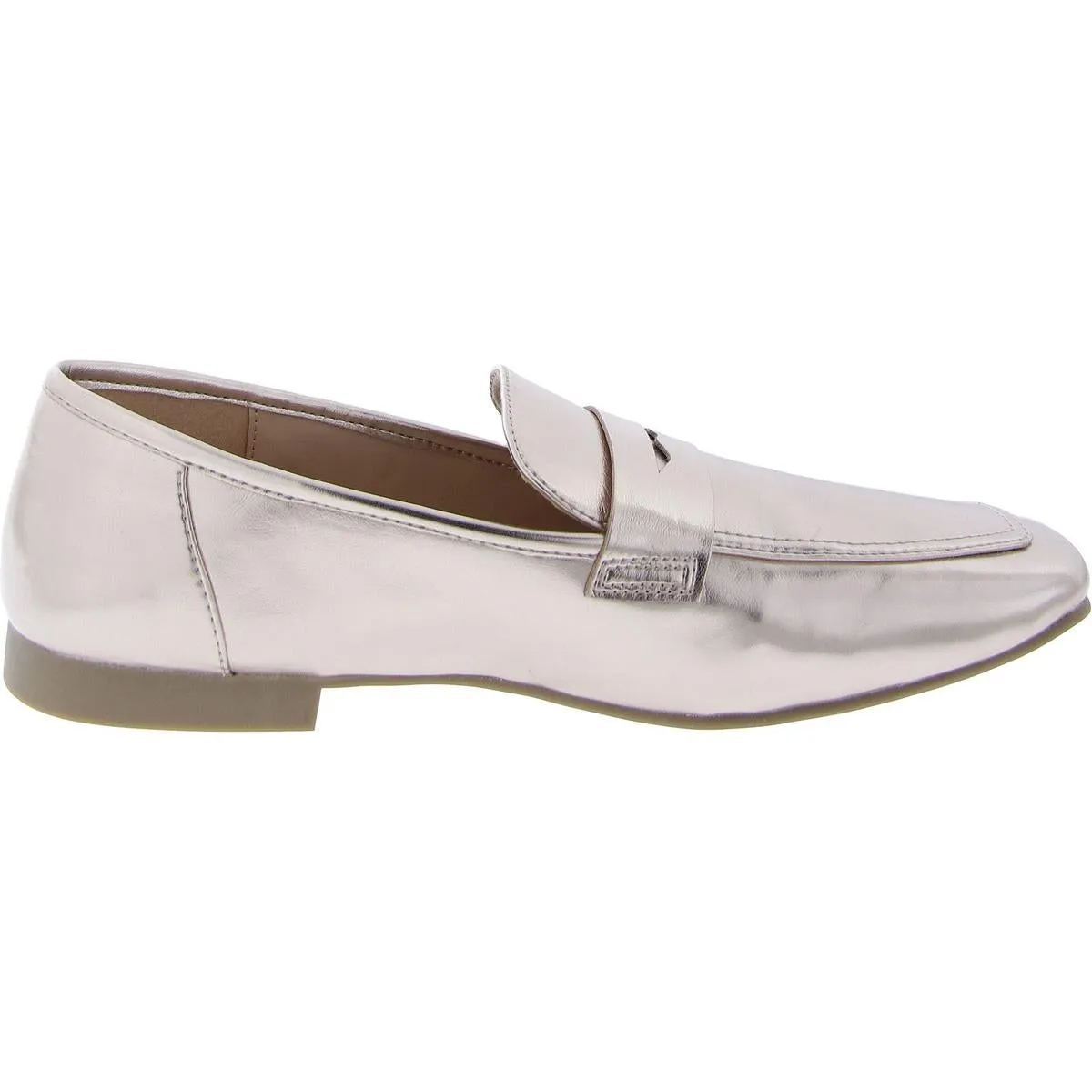 Garden Womens Faux Leather Slip On Loafers