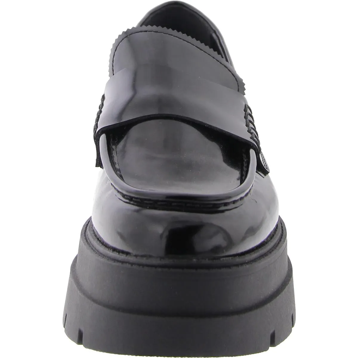 Gaven Womens Leather Slip On Loafers