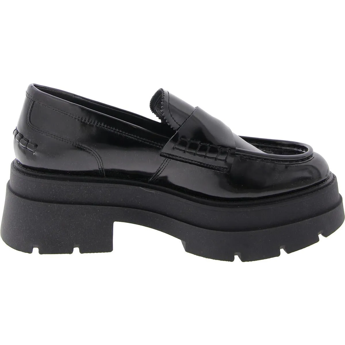 Gaven Womens Leather Slip On Loafers