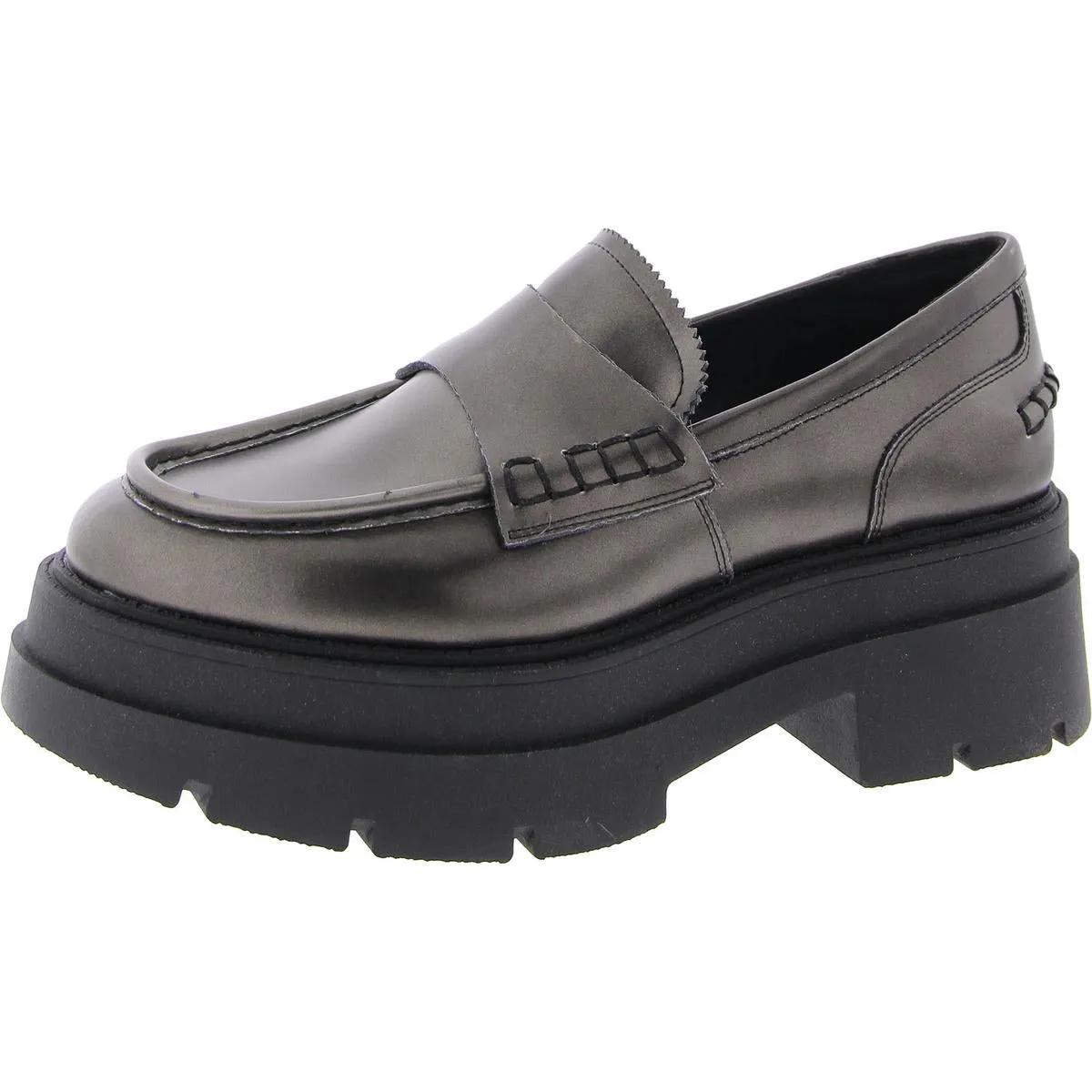 Gaven Womens Leather Slip On Loafers