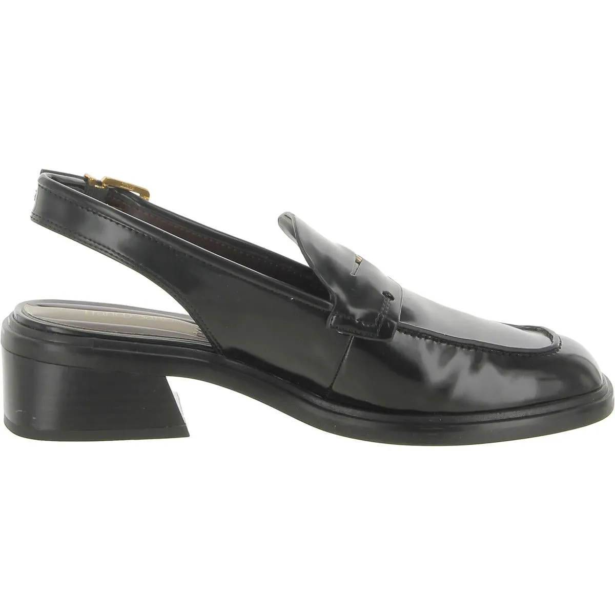 Giada Womens Block Heel Slingback Loafers