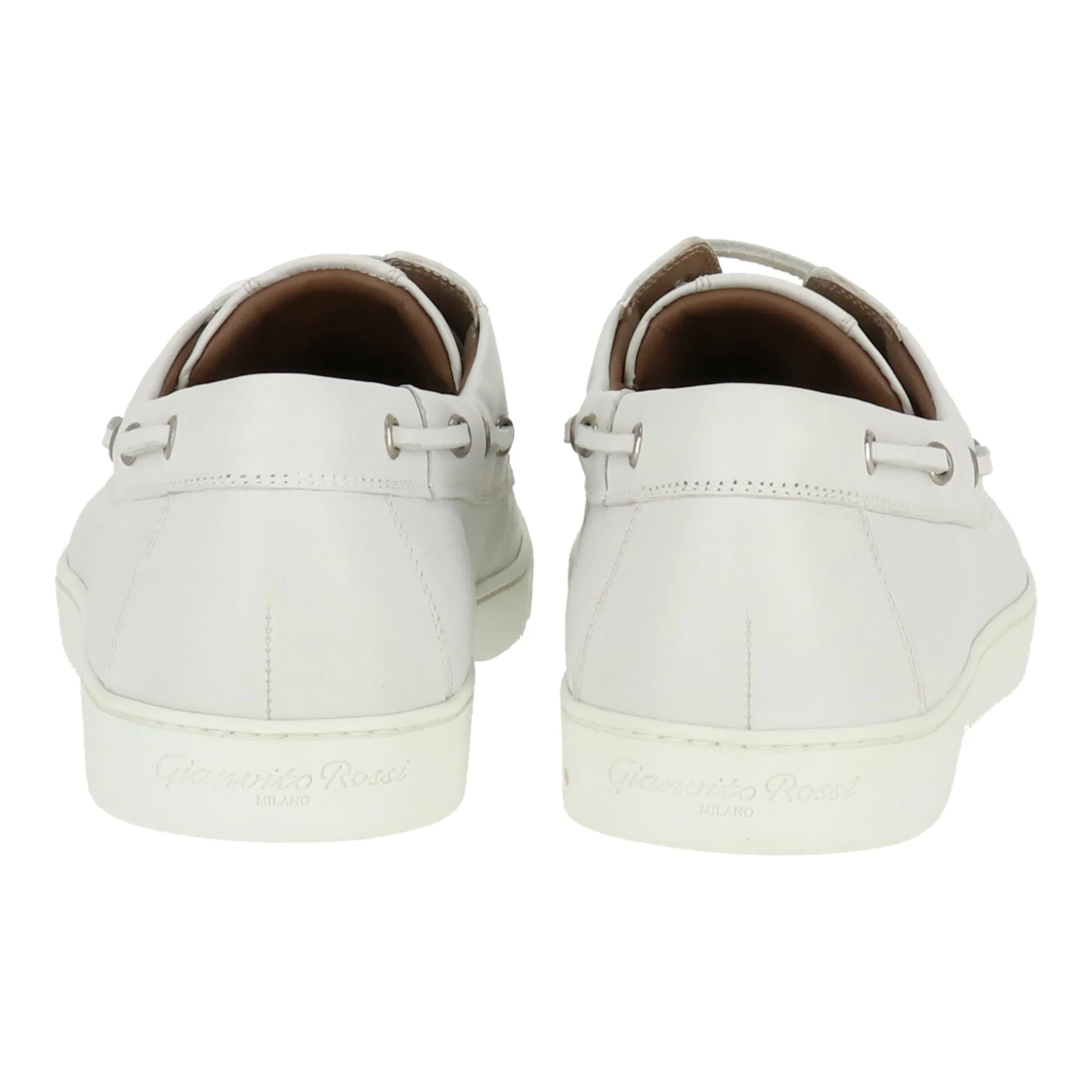 Gianvito Rossi Mens White Loafer