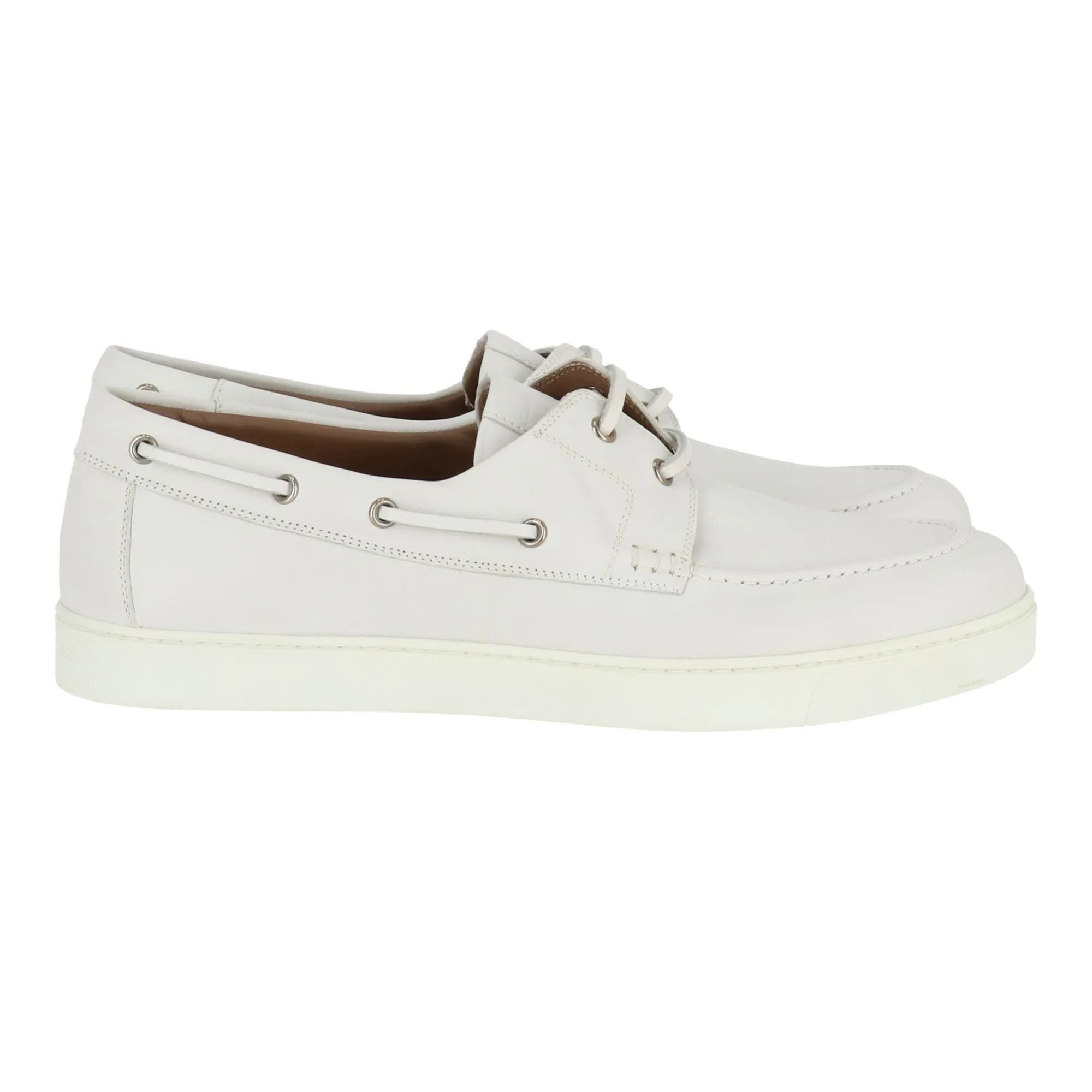 Gianvito Rossi Mens White Loafer
