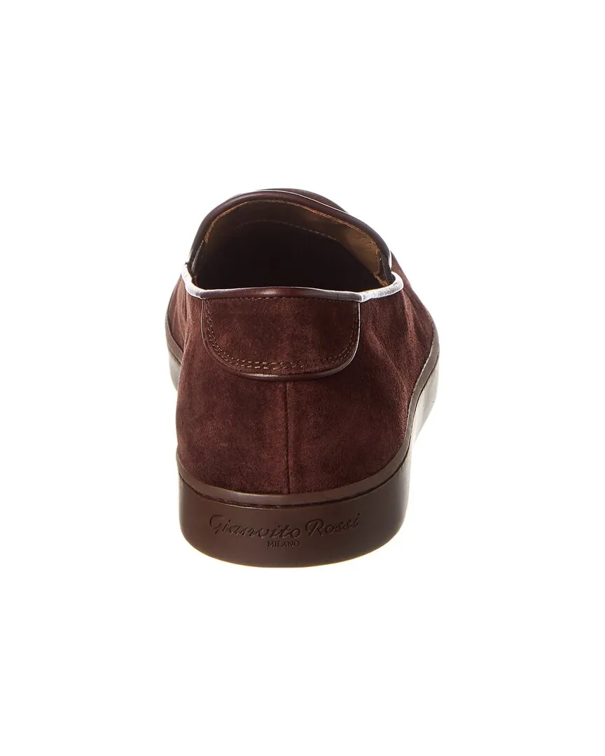 Gianvito Rossi Scott Suede Loafer