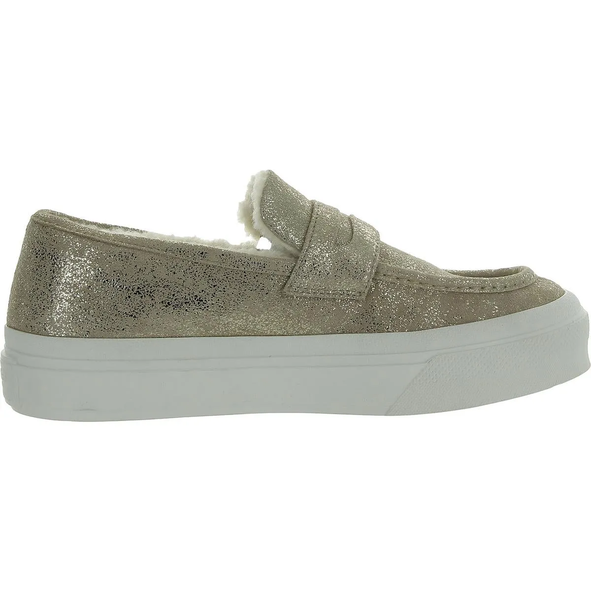 Giles Womens Suede Round toe Loafers