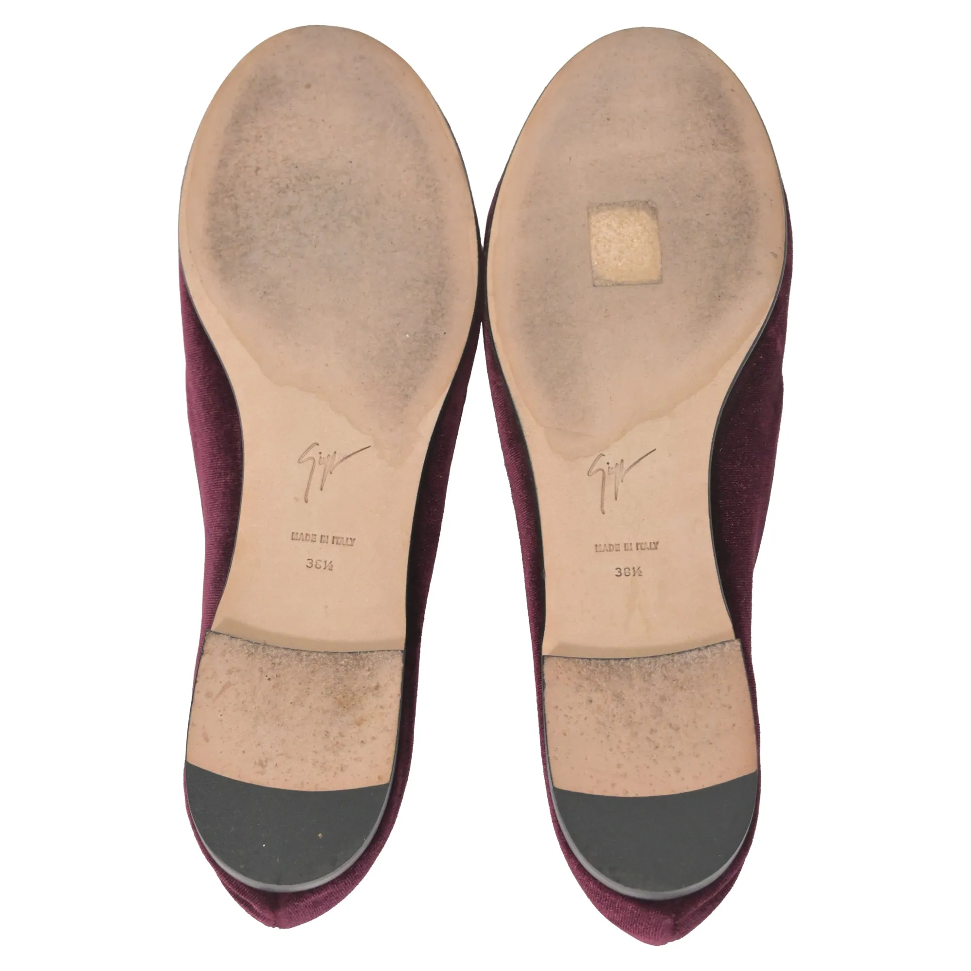 Giuseppe Zanotti Dalila Crystal Embellished Loafers in Burgundy Velvet