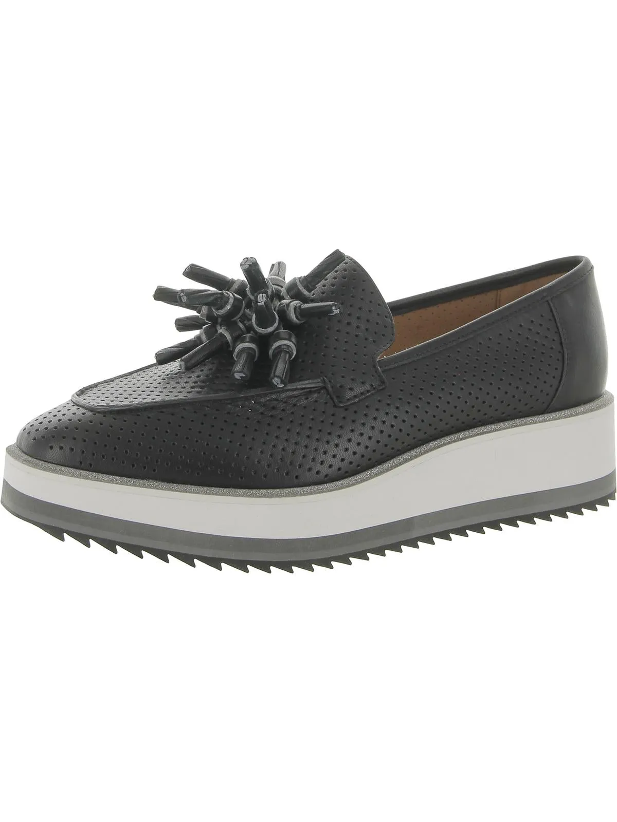 Gracelyn Womens Leather Slip-On Loafers