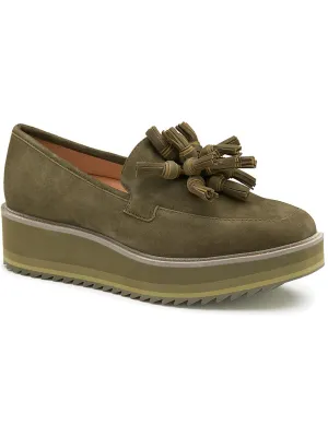 Gracelyn Womens Leather Slip-On Loafers