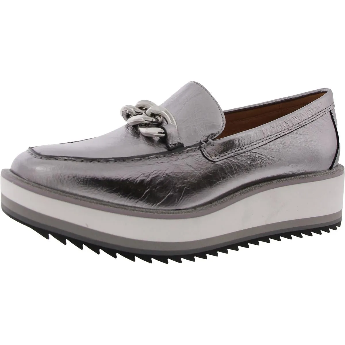 Gracelyn Womens Leather Slip-On Loafers