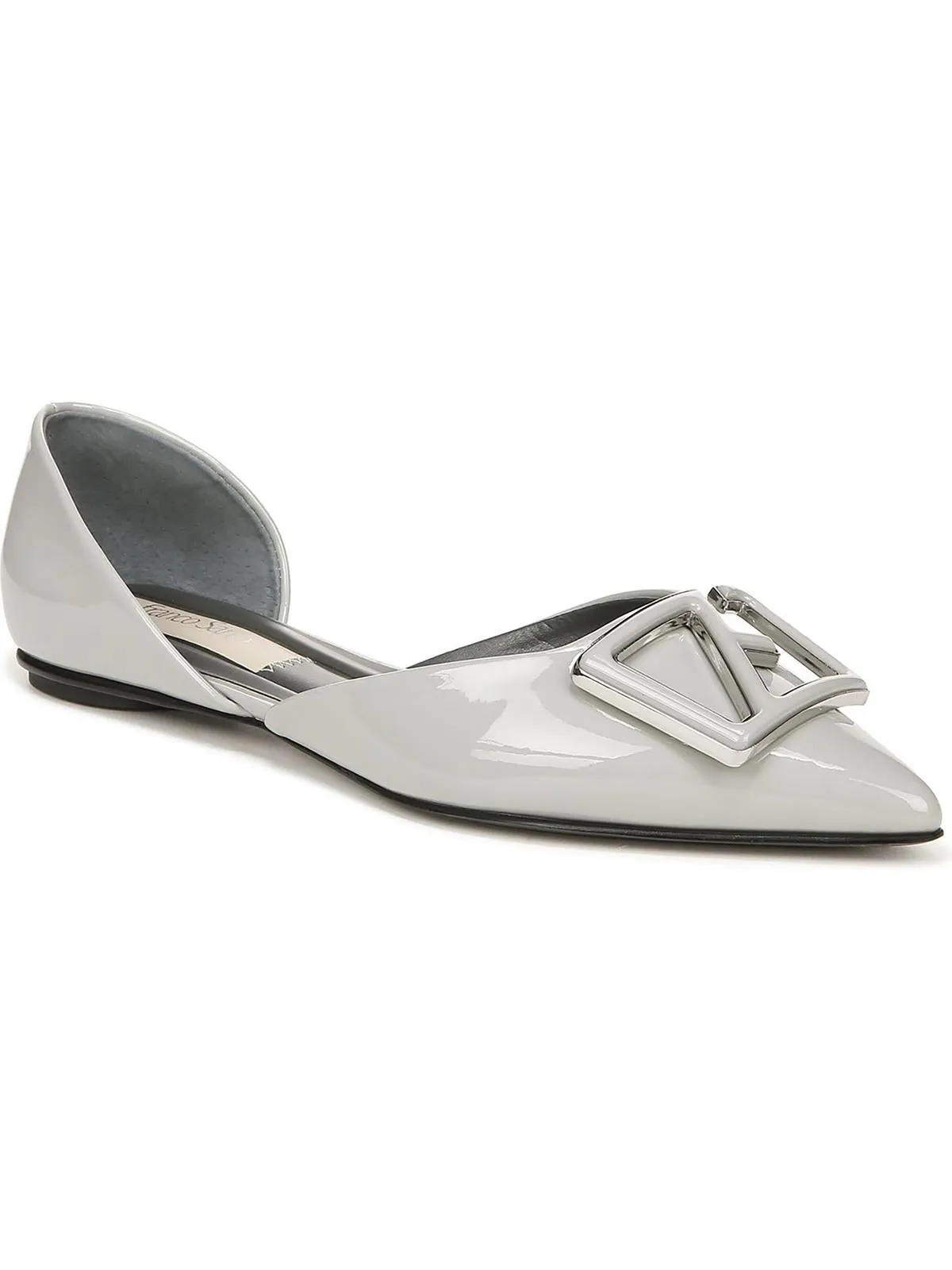 Hadley Womens Patent Slip On D'Orsay