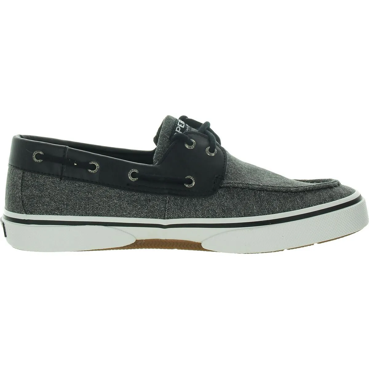 Halyard 2-Eye Mens Lace-Up Canvas Boat Shoes