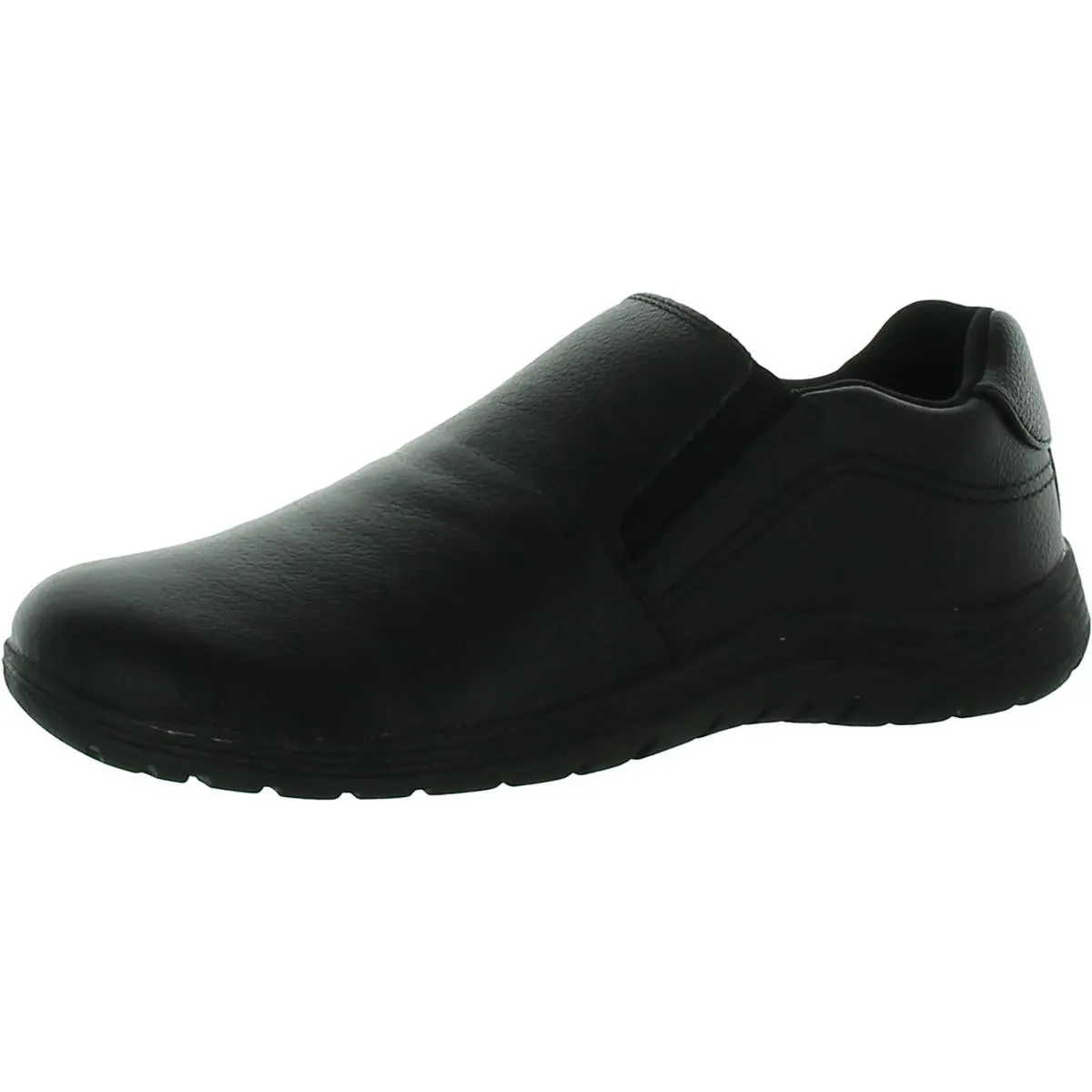 Hester Womens Leather Lifestyle Slip-On Sneakers