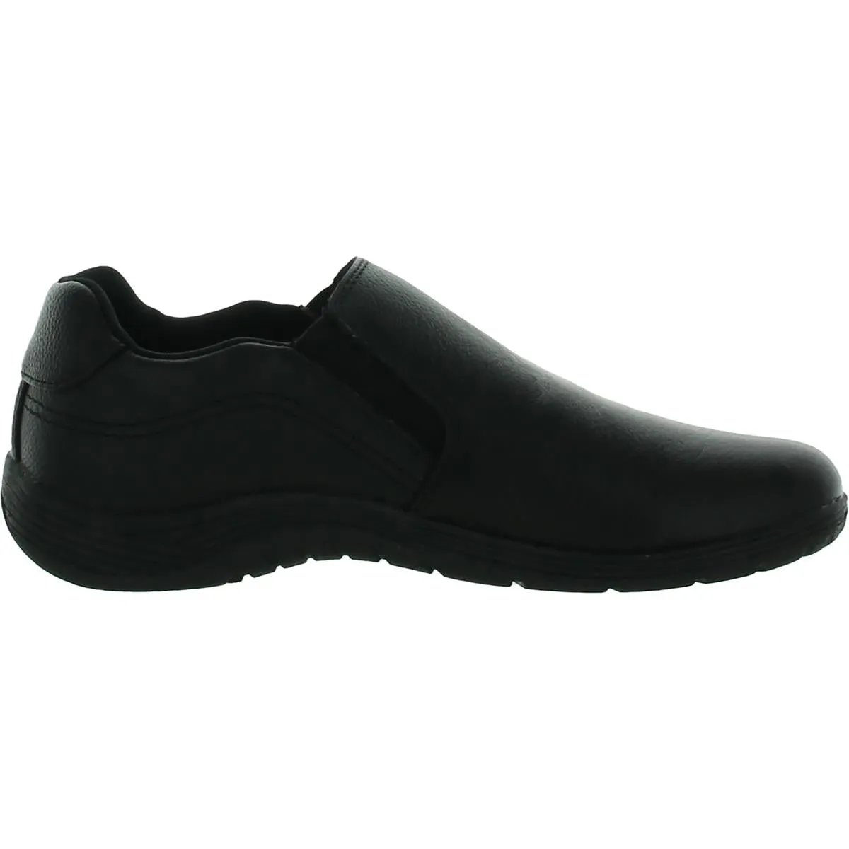 Hester Womens Leather Lifestyle Slip-On Sneakers
