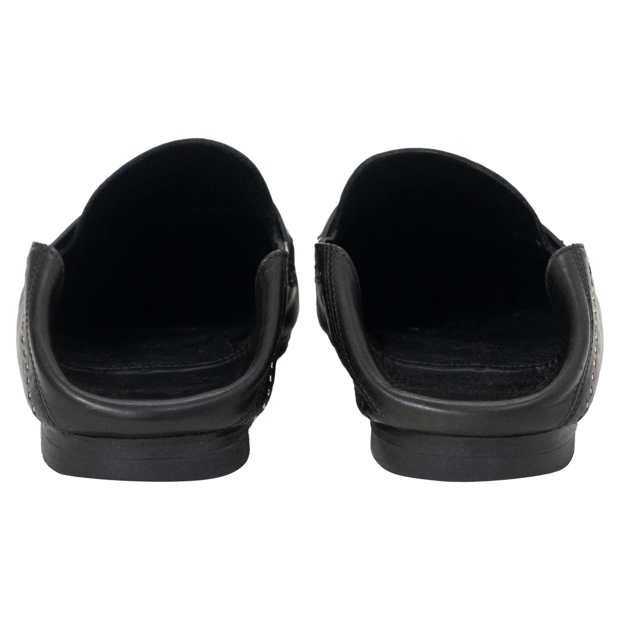 Isabel Marant Fosten Convertible Loafers in Black Leather