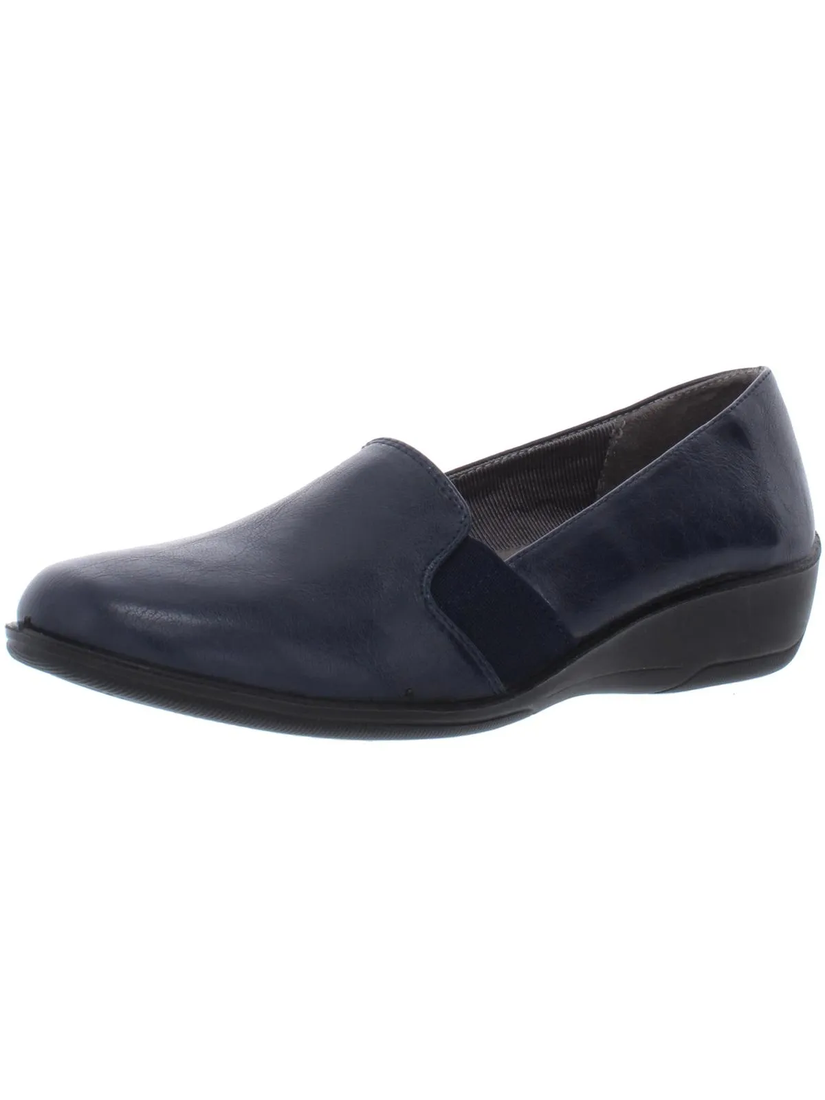 Isabelle Womens Cushioned Footbed Flat Loafers