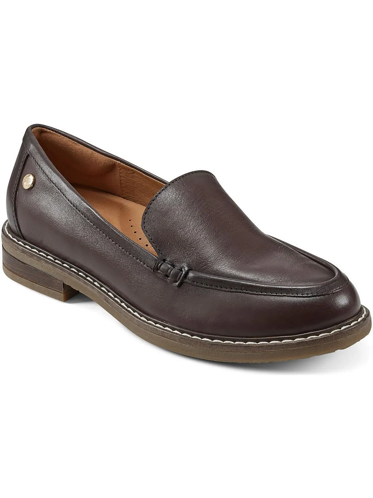 Jaylin Womens Leather Slip On Loafers