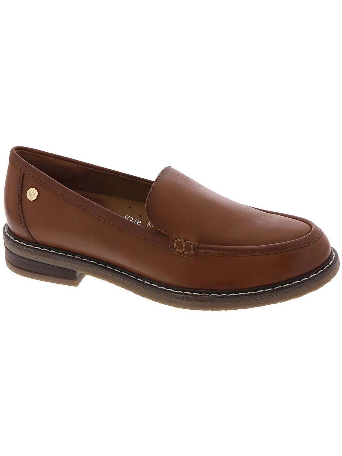 Jaylin Womens Leather Slip On Loafers