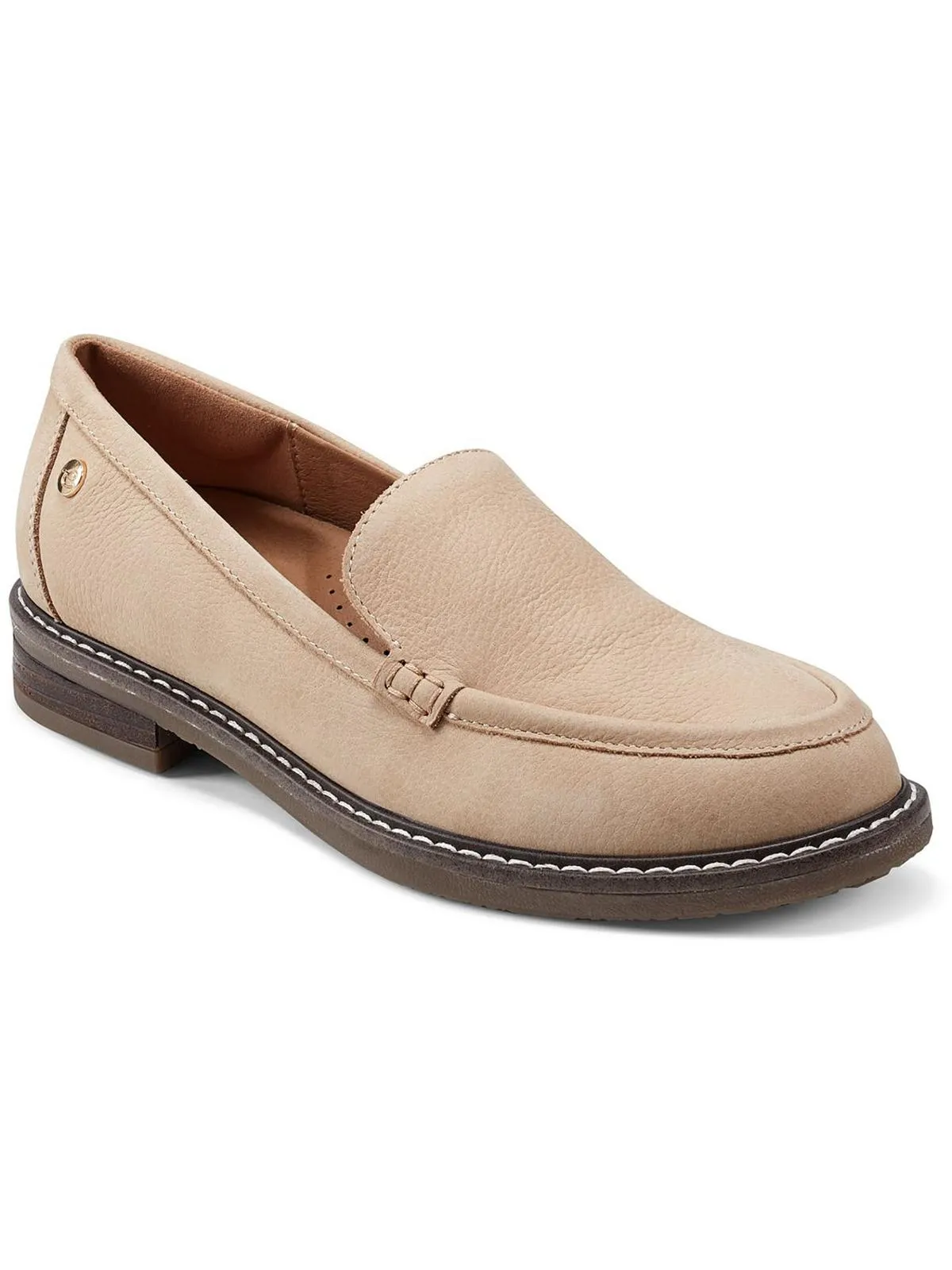 Jaylin Womens Leather Slip On Loafers