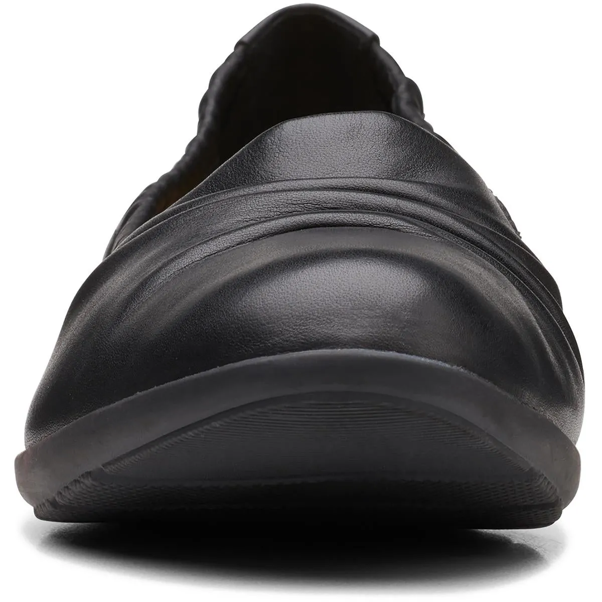 Jenette Ruby Womens Leather Slip On Loafers