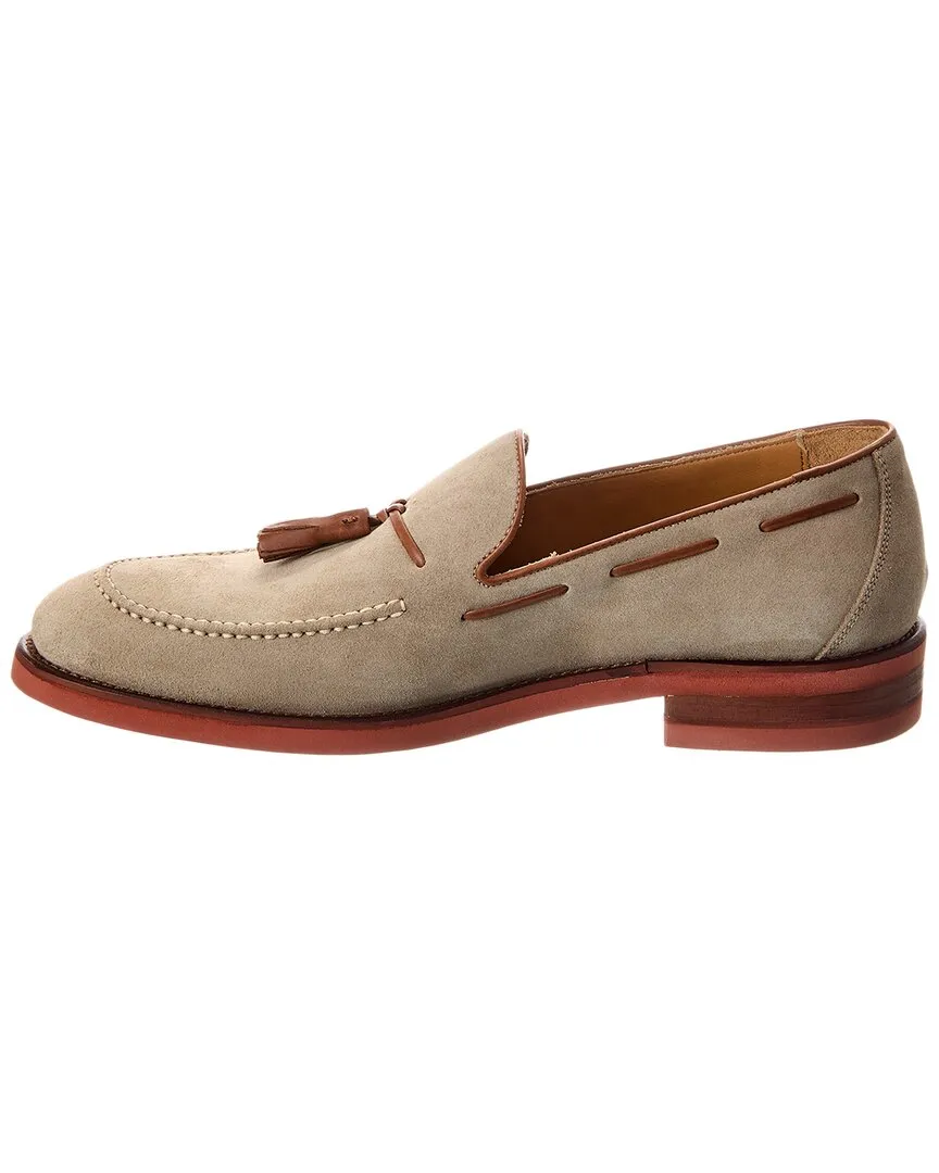 Johnston & Murphy Ashford Tassel Slip-On Suede Loafer