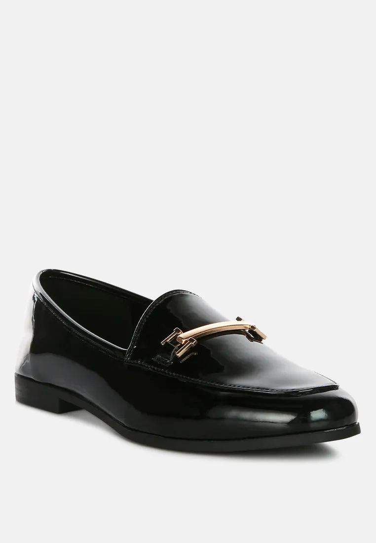 jolan faux leather semi casual loafers