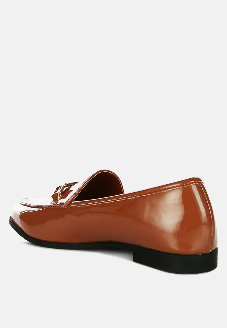 jolan faux leather semi casual loafers