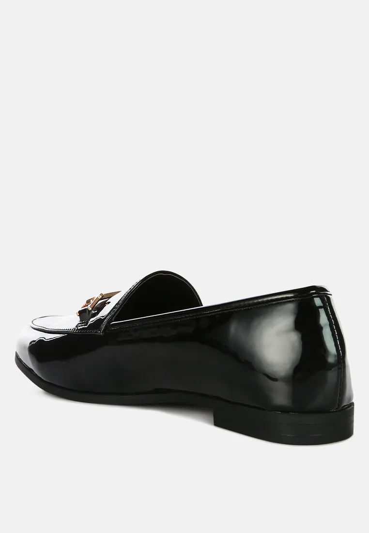 jolan faux leather semi casual loafers