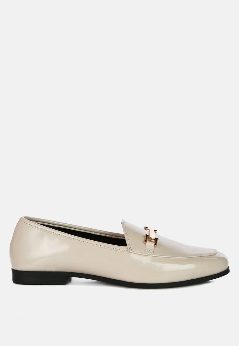 jolan faux leather semi casual loafers