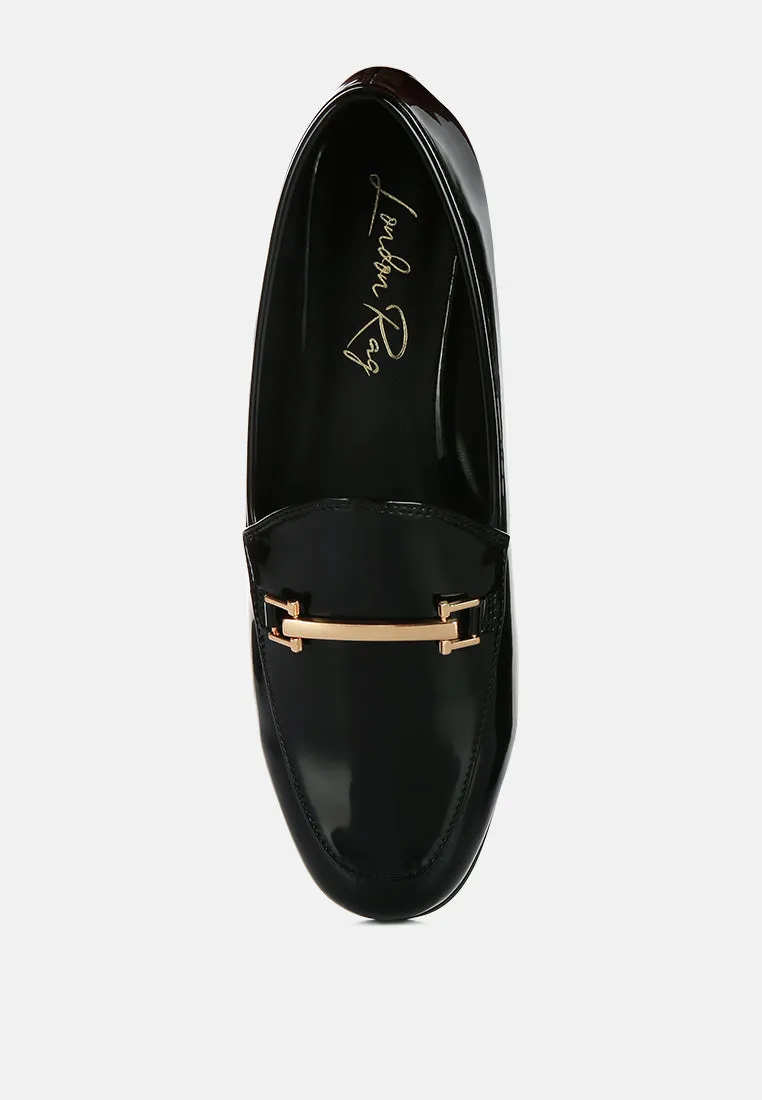 jolan faux leather semi casual loafers
