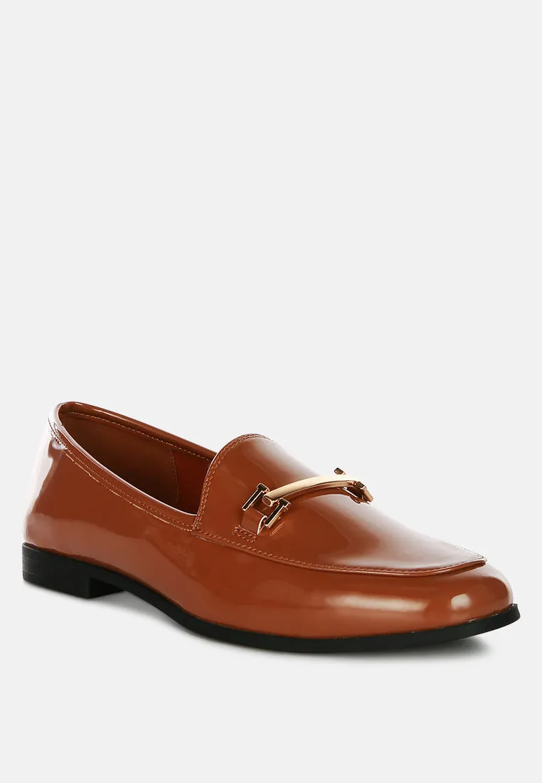 jolan faux leather semi casual loafers