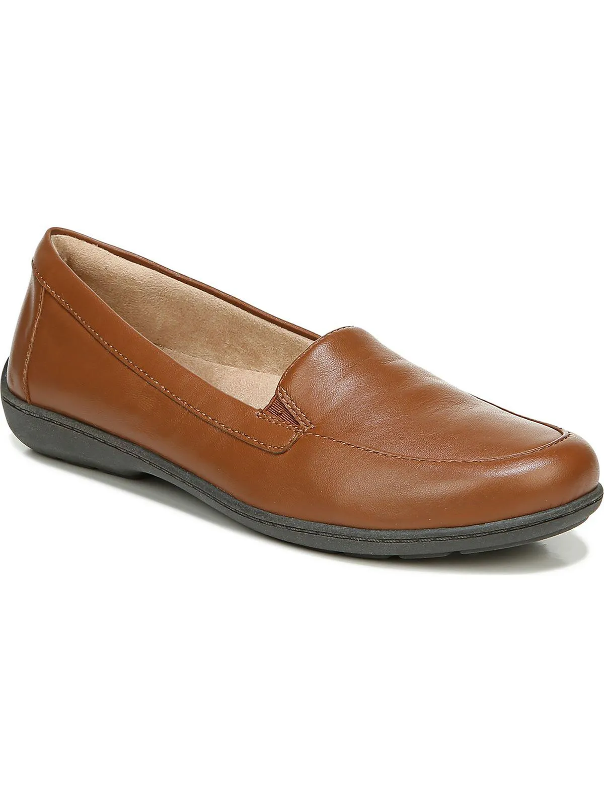 Kacy Womens Leather Slip On Loafers