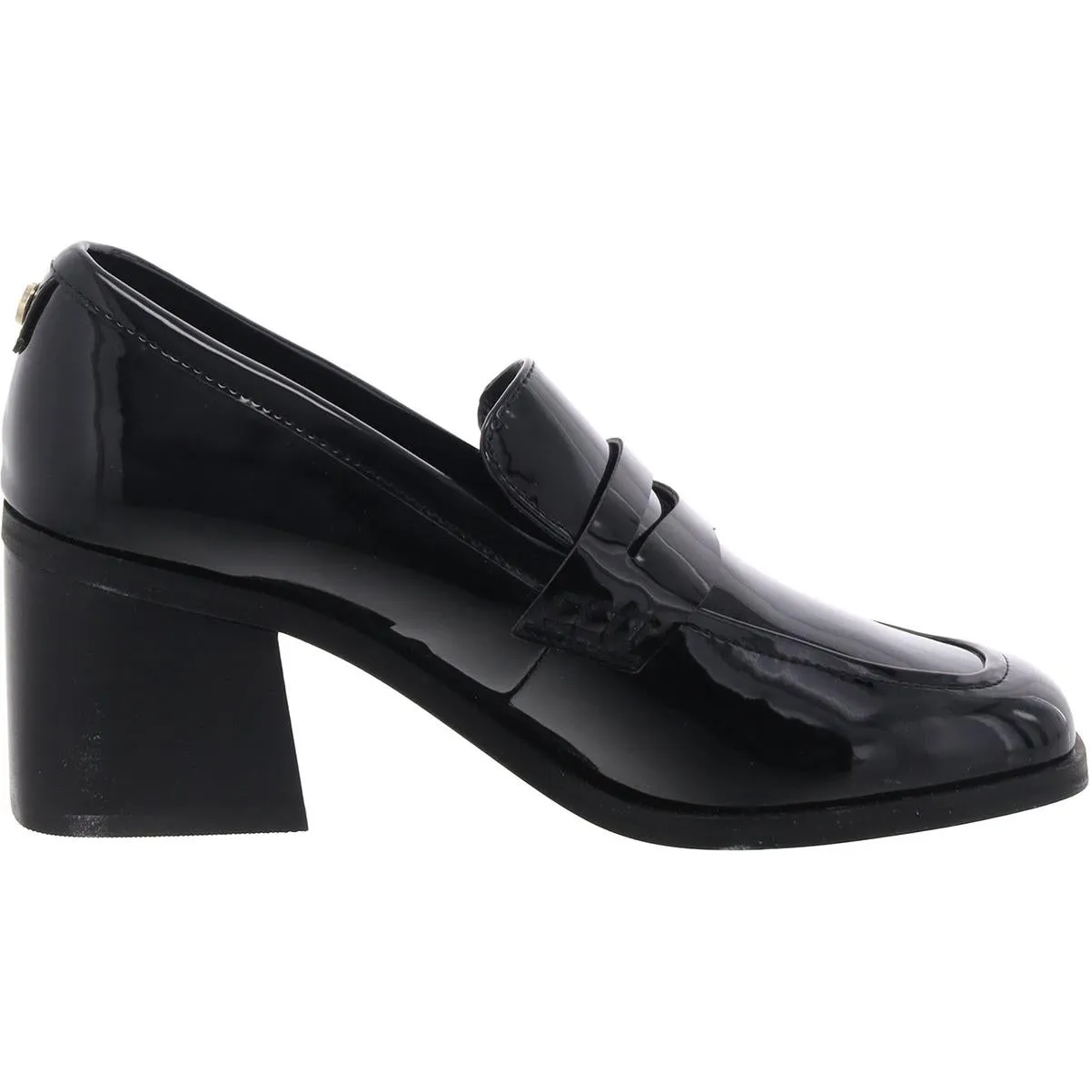 Kchris Womens Block Heel Slip On Loafers