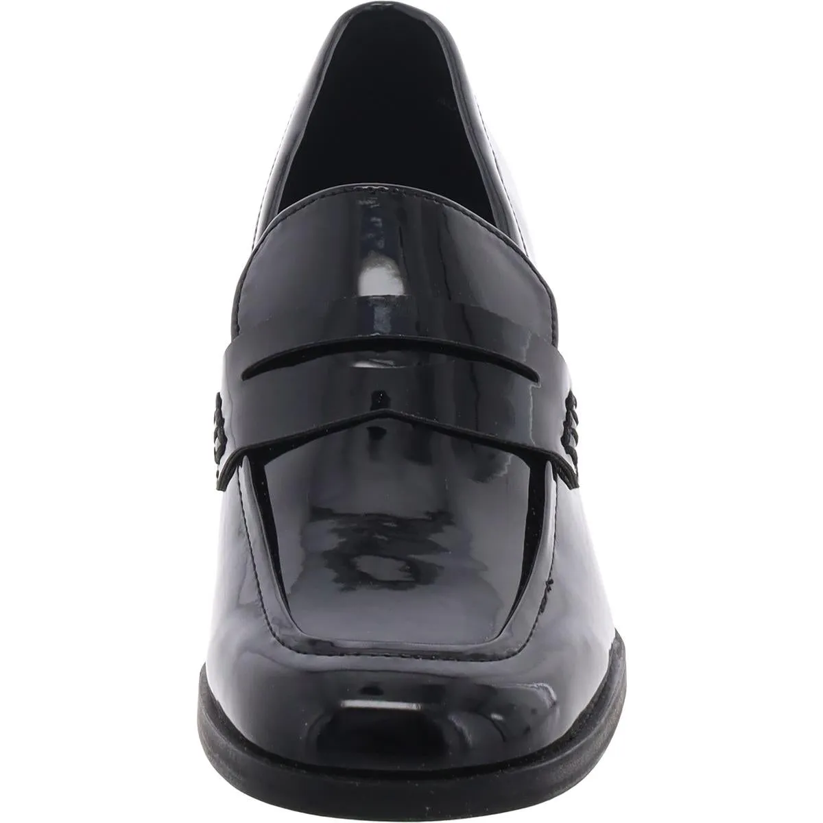 Kchris Womens Block Heel Slip On Loafers