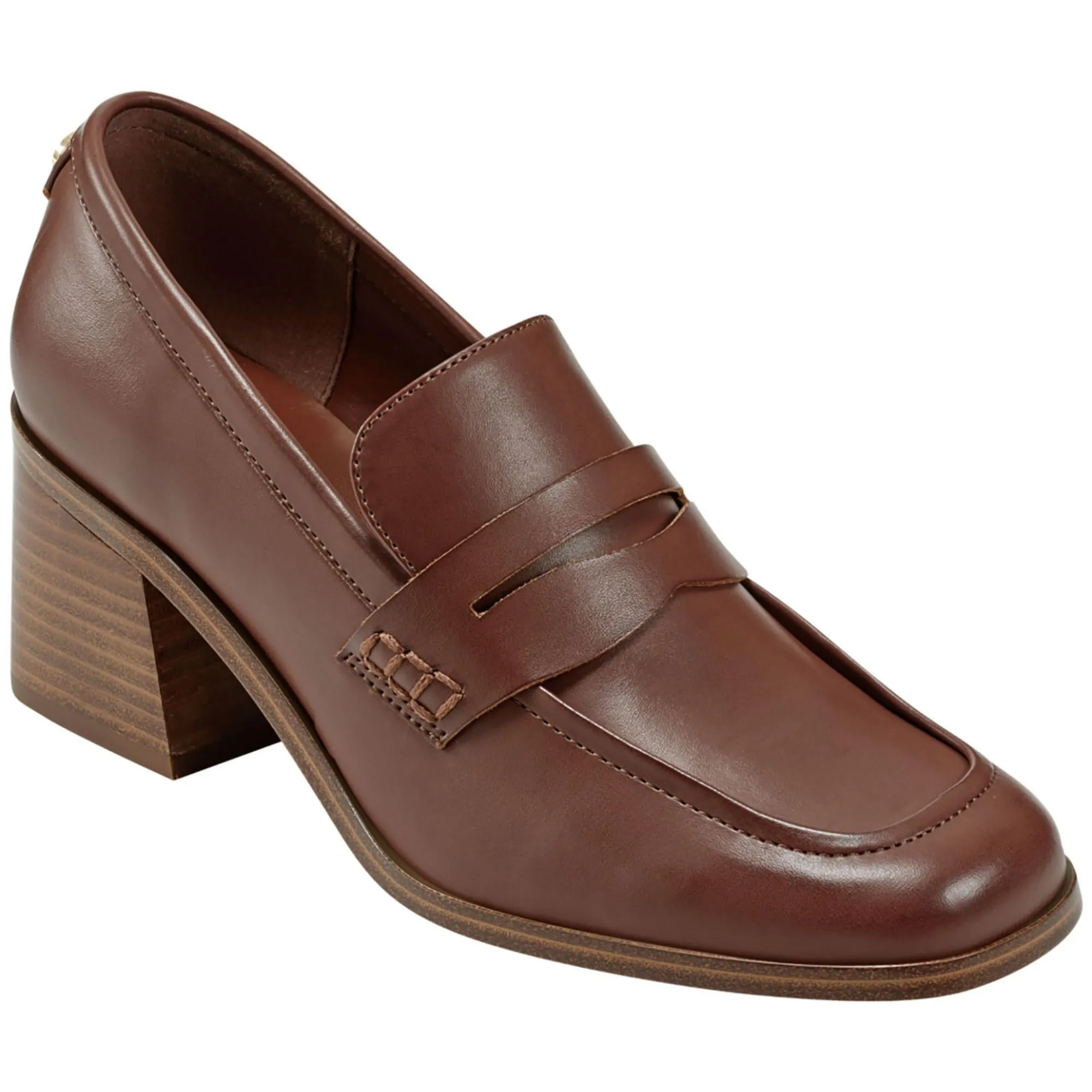 Kchris Womens Block Heel Slip On Loafers