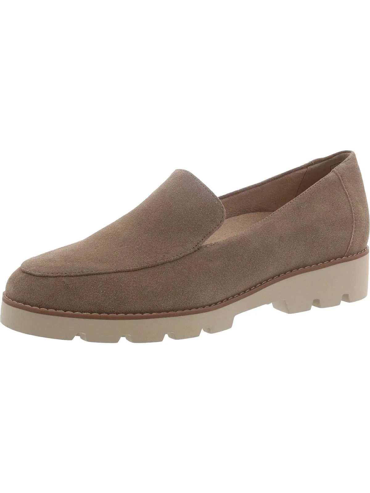Kensley Womens Patent Leather Slip On Loafers