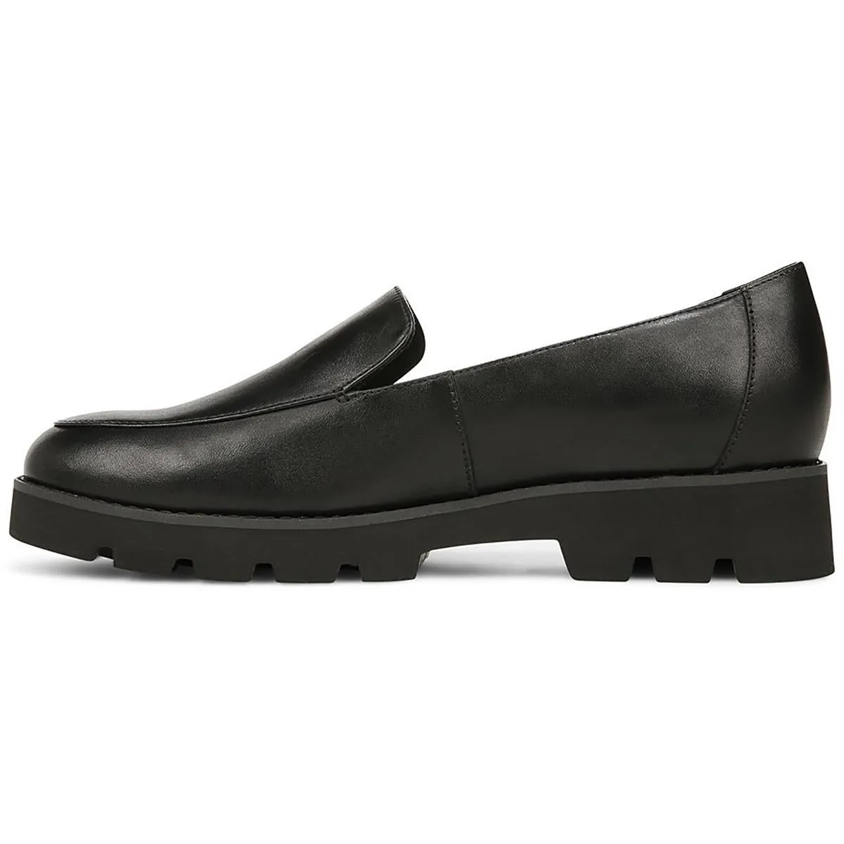 Kensley Womens Patent Leather Slip On Loafers