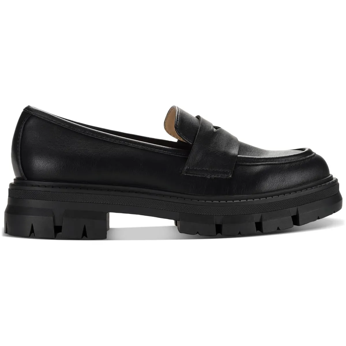 LANAA Womens Microfiber Faux Leather Loafers