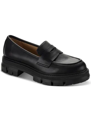 LANAA Womens Microfiber Faux Leather Loafers