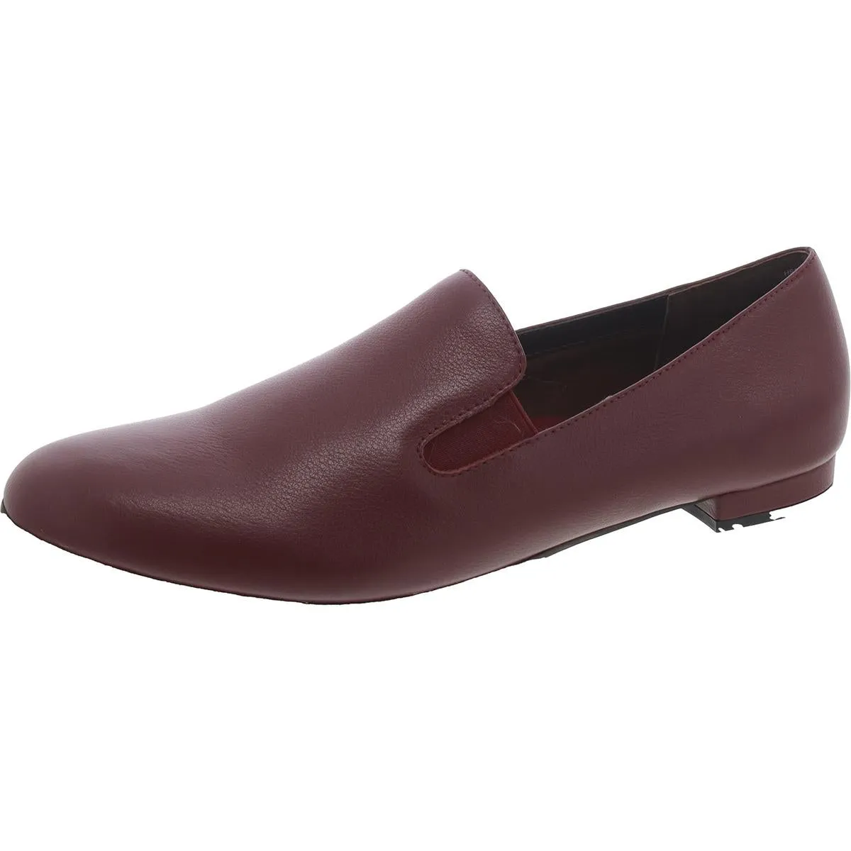 LARA Womens Leather Slip On Loafers