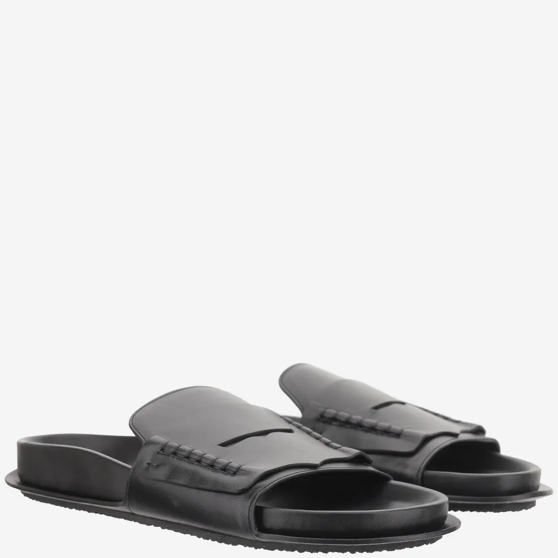 Leather Mocassin Sandal