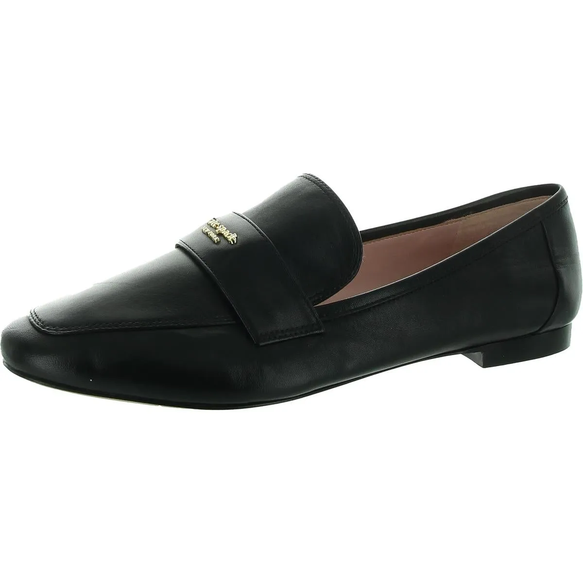 Leighton Womens Leather Slip-On Loafers