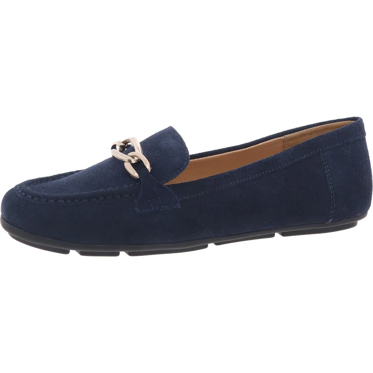 LENIKA Womens Suede Laceless Loafers