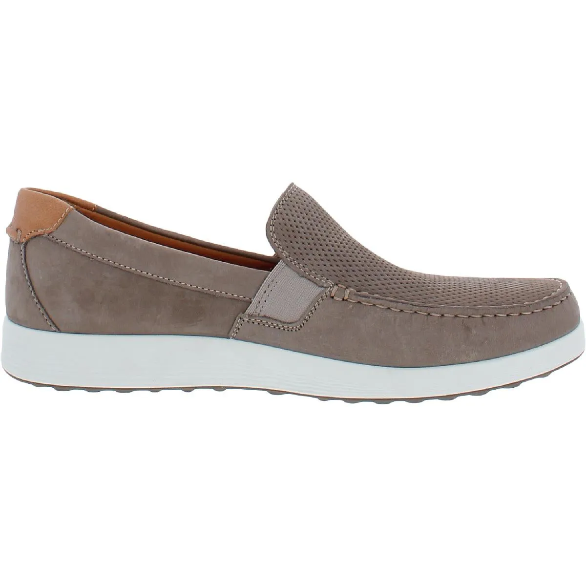 Lite Moc Mens Leather Slip On Loafers