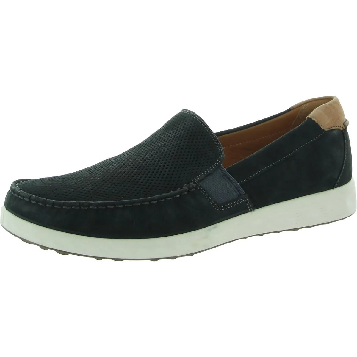Lite Moc Mens Leather Slip On Loafers
